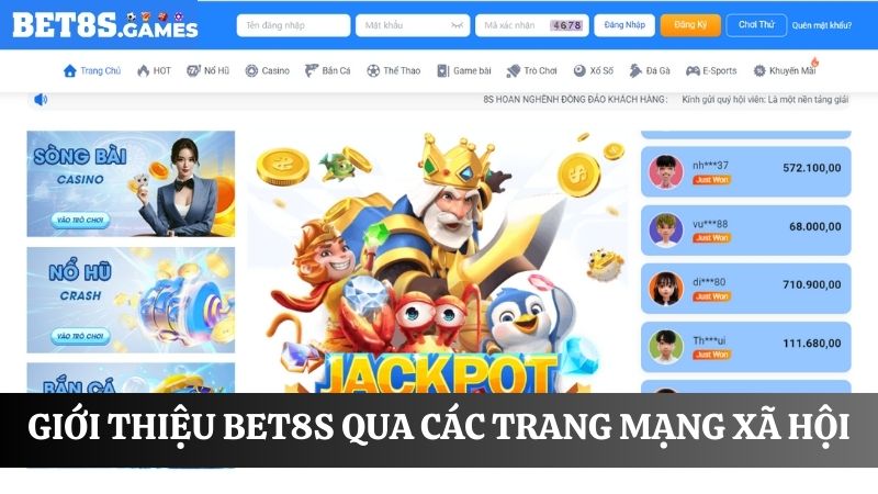 Giới thiệu Bet8s